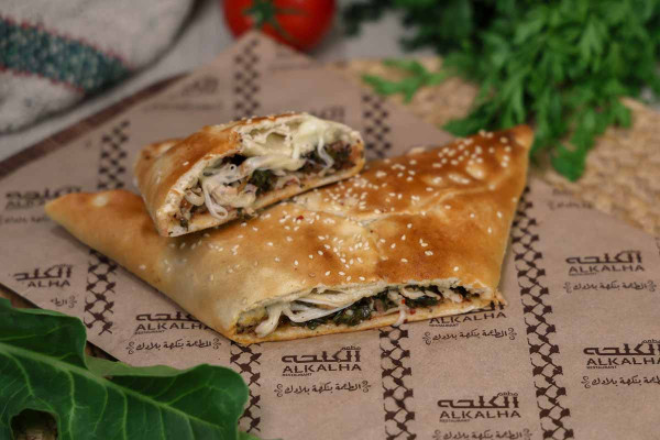 سبانخ وجبنة