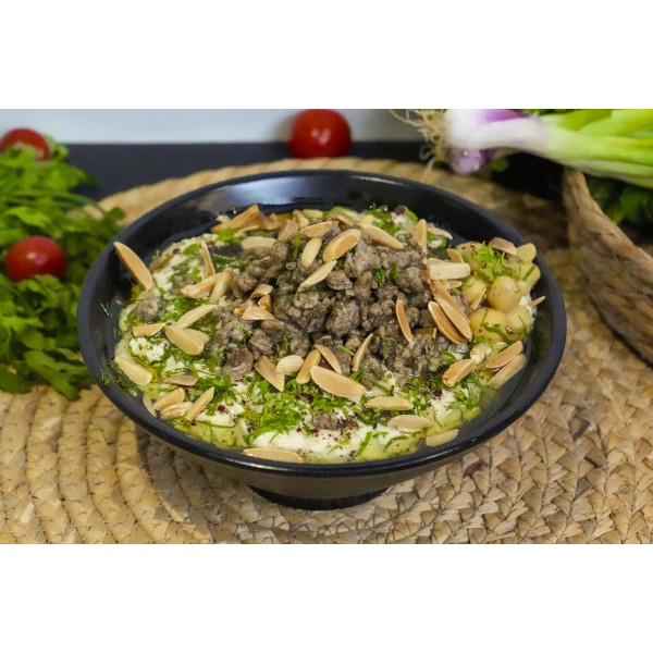 Fattah with meat and nuts