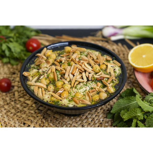 Fattah with ghee and nuts