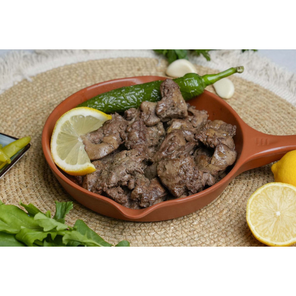 Fresh chiken liver without onions