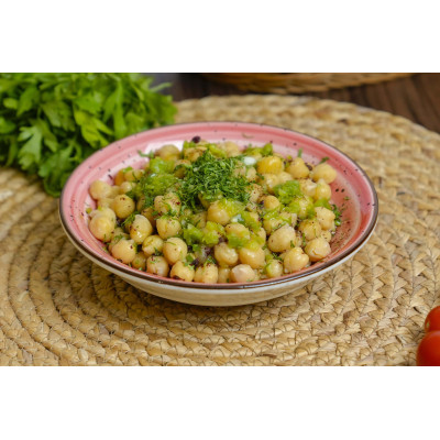 Chickpeas with cumin & olive oil