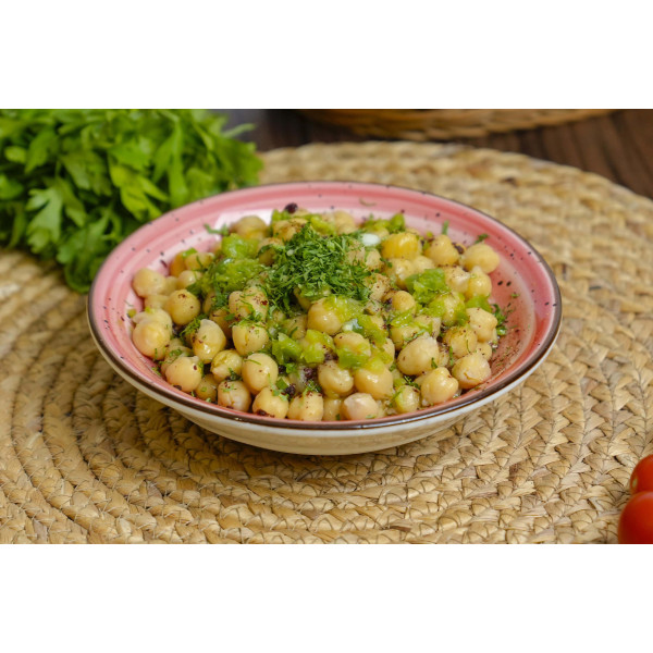 Chickpeas with cumin & olive oil