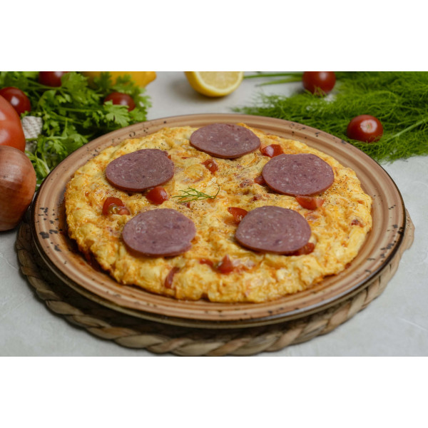 Shakshoka plate with salamei