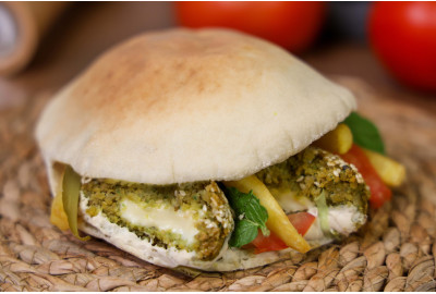falafel cheese and Maqaly
