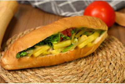 French fries sandwich