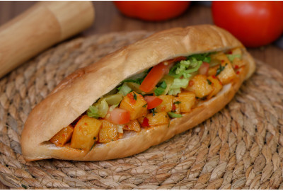 Spicy potato sandwich