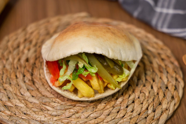 ساندويش بطاطا مقلية