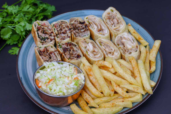 صحن شاورما عربي مكس (اكسترا) 15 قطعة