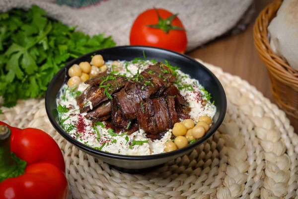 فتة شاورما ( لحم)