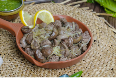 قلاية كلاوي (مع بصل)