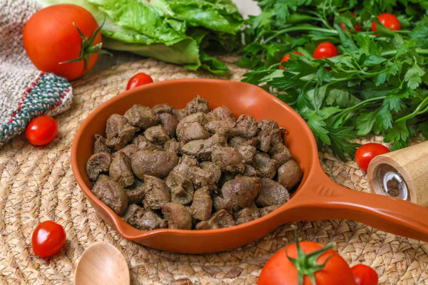 قلاية كلاوي مع كبدة خروف (مكس)- بدون بصل