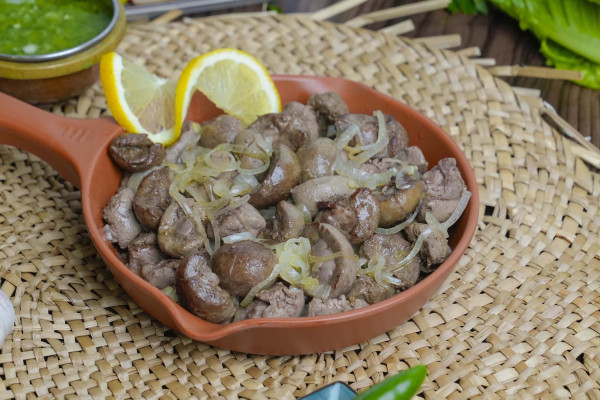 قلاية كلاوي (مع بصل)